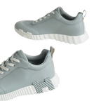 Hermès Trail Leather Sneakers Light Grey