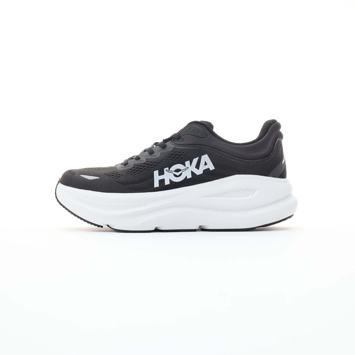 HOKA Bondi 9 – Black/White